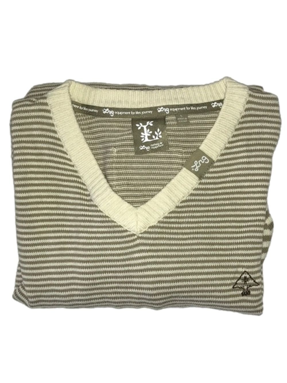 LRG Clothing + Equipment Striped Tree V-Neck Sweater